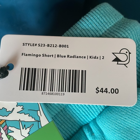 3/$20! NWT BIRDZ toddler boy size 2 flamingo shorts! Palm tree fun! - Picture 4 of 6